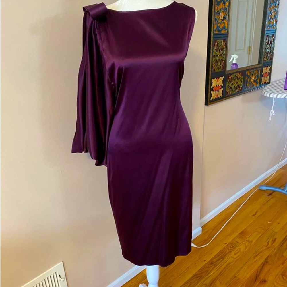 Elie Tahari purple dress